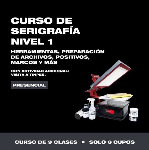 Curso de serigrafía nivel 1