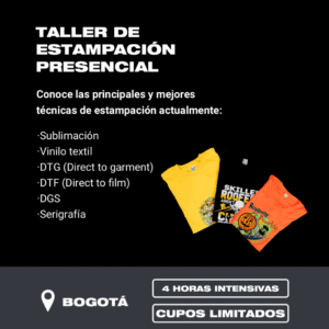 Taller de estampación presencial BOGOTÁ – Domingo 22 de febrero de 2026