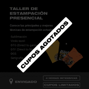 Taller de estampación presencial ENVIGADO – Domingo 26 de abril de 2026
