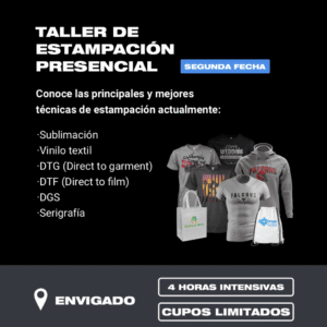 Taller de estampación presencial ENVIGADO – Domingo 15 de febrero de 2026