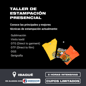 Taller de estampación presencial IBAGUÉ – Domingo 12 de abril de 2026