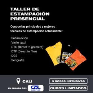 Taller de estampación presencial CALI – Domingo 28 de junio de 2026